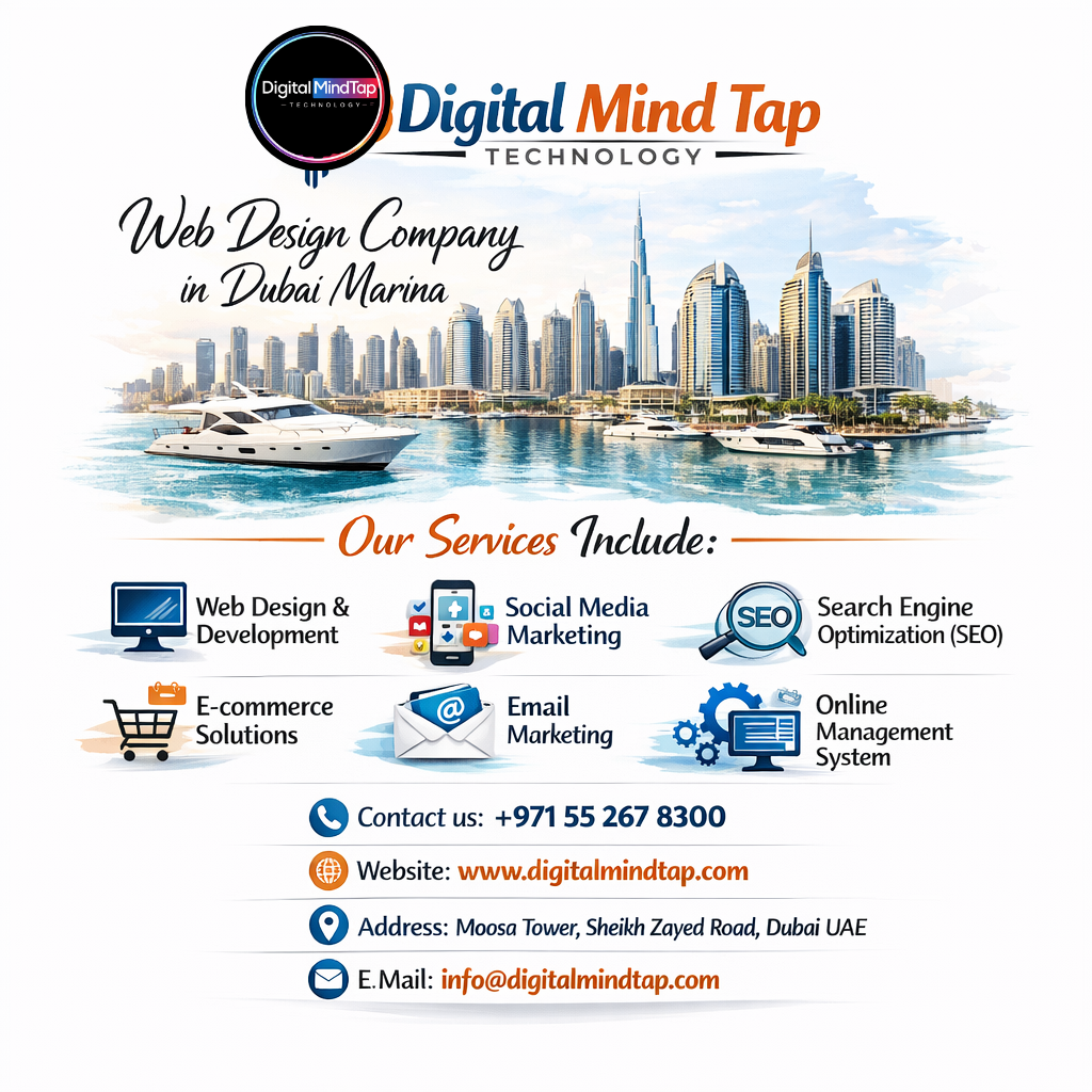 Web Design Company in Dubai Marina